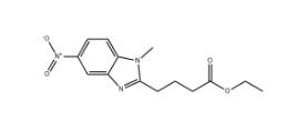 1-甲基-5-硝基-1H-苯并咪唑-2-丁酸乙酯