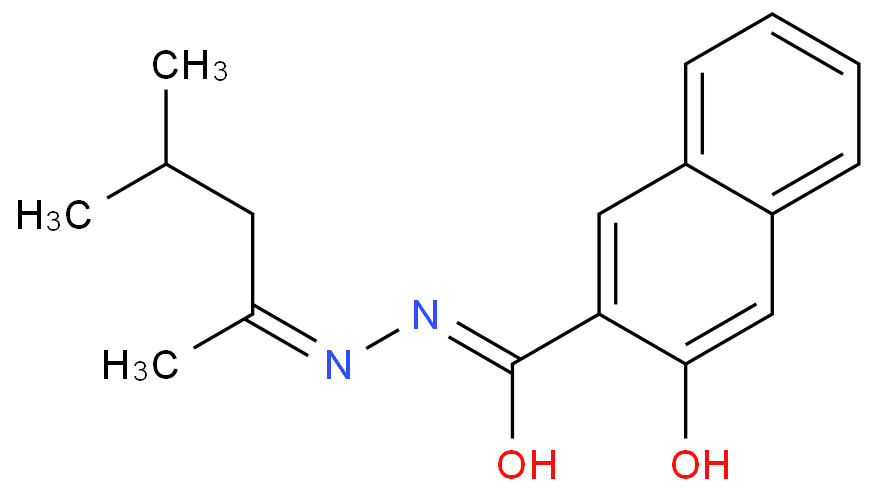 N'-(1,3-dimethylbutylidene)-3-hydroxy-2-naphthohydrazide
