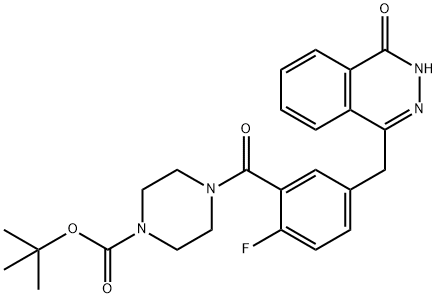 Tert-butyl 4-(2-fluoro-5-((4-oxo-3,4-dihydrophthalazin-1-yl)methyl)benzoyl)piperazine-1-carboxylate